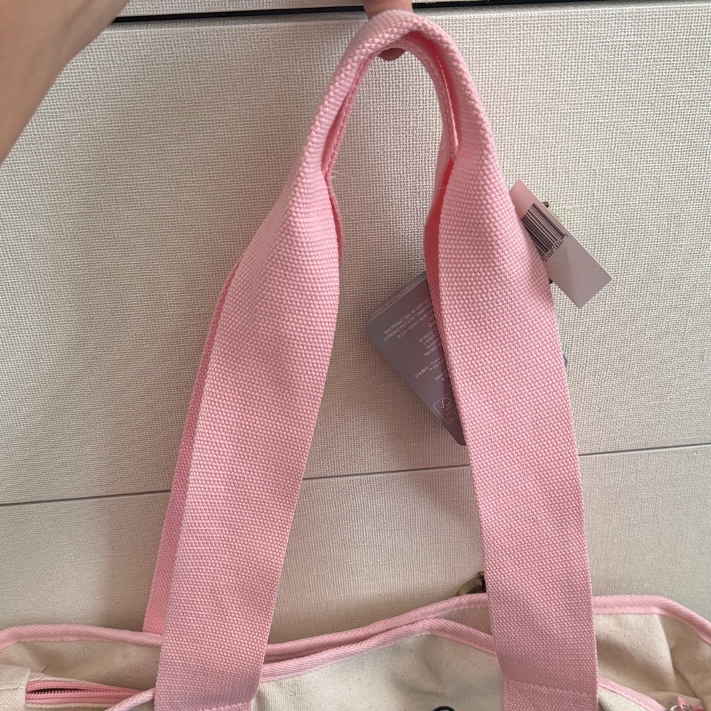 Disney Cream and Pink Mickey & Minnie Canvas Tote - Picture 2 of 10